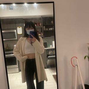 New Zara textured wool blend blazer